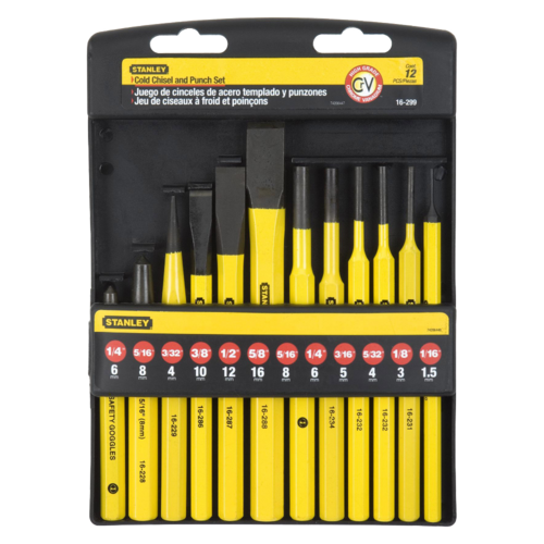 STANLEY® Cold Chisel & Punch Set 12Pc