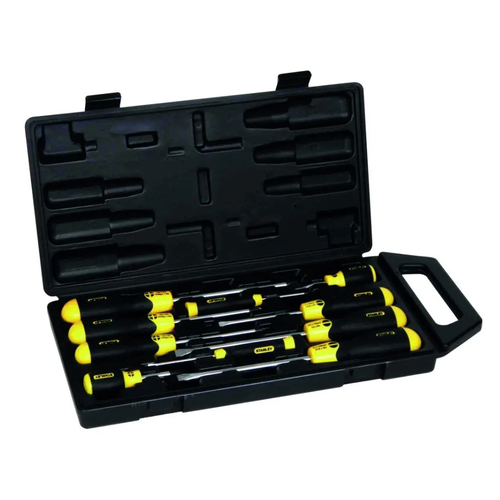 STANLEY® 10 Piece Cushion Grip Screwdriver Set
