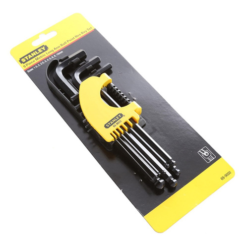 STANLEY® Hex Key Set Metric Long Ball 9Pc