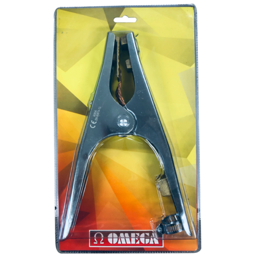 Welding Superstore 600 Amp Earth Clamp Heavy Duty, Copper Braid