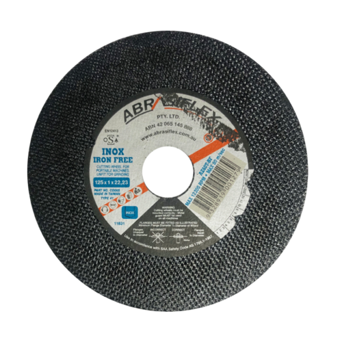 Abrasiflex Metal Cutting Wheel - 1.0MM - C.O. 125X1X22 A60T I/FREE